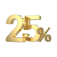 25 percent